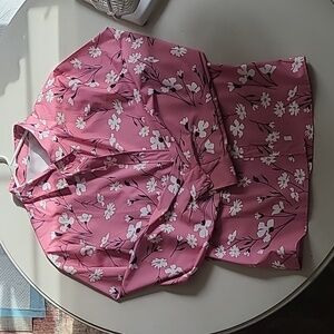 2XL Cherry Blossom Button Up